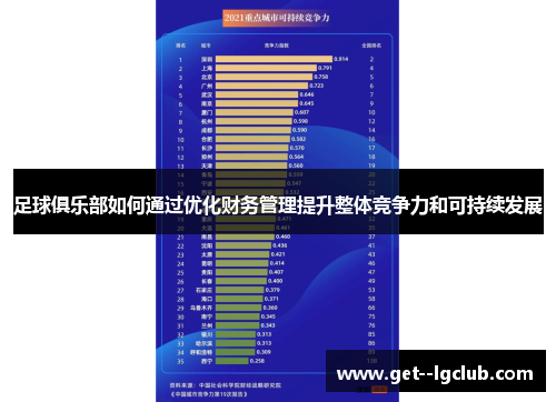 足球俱乐部如何通过优化财务管理提升整体竞争力和可持续发展 足球俱乐部如何通过优化财务管理提升整体竞争力和可持续发展